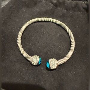 Swarovski Crystals Silver Bracelet